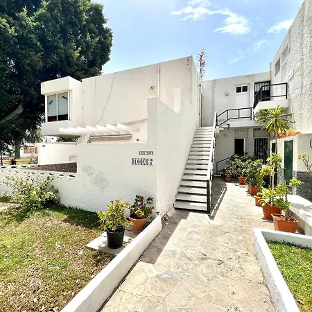 Moderno, Con Wifi, 300mtrs De La Playa Con Piscina En Tenerife Sur